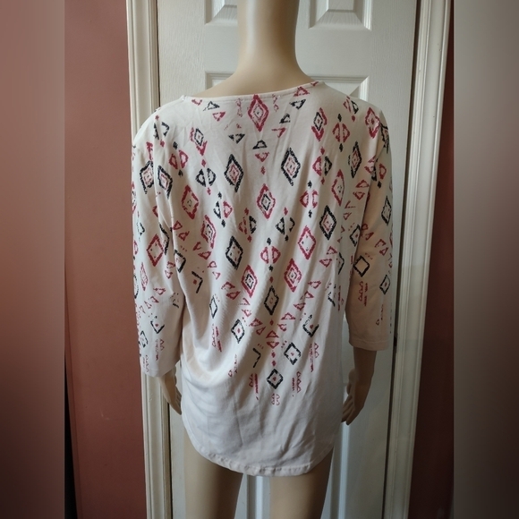 N Touch woman's long sleeve blouse shirt top size small - Picture 4 of 6